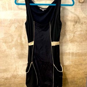 Black and gold mini dress. Size small